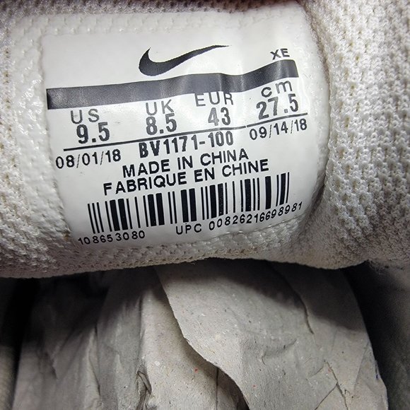 Nike Air Max LTD 3 Mens Size 9.5 White University Red Athletic Shoes BV1171-100 main image 4